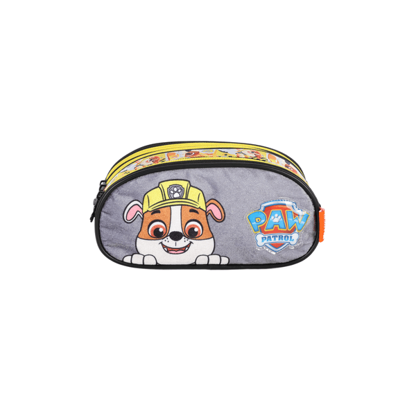 Estojo Escolar Triplo Infantil Rubble Patrulha Canina - Luxcel