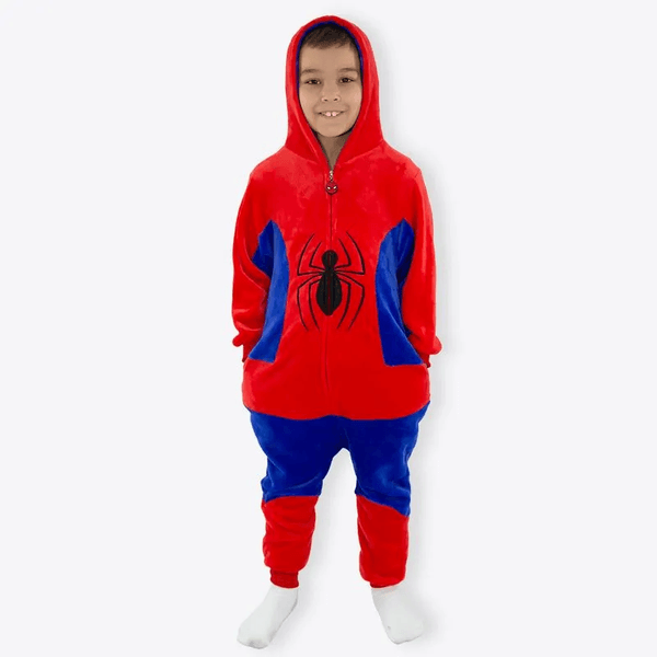 Macacão Kigurumi Infantil 7 a 8 Anos Homem-Aranha - Marvel