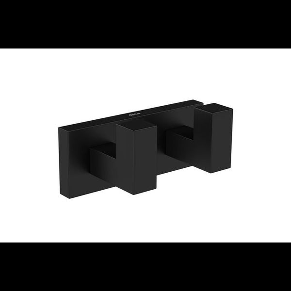 Cabide Duplo Deca Quadratta Black Matte 