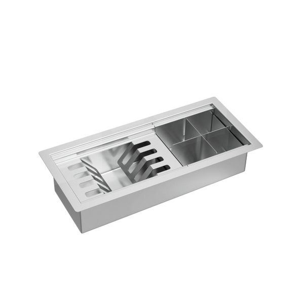 Calha Organizadora de Cozinha 45cm Inox - AC.200.45.ORG.INX