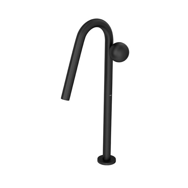 Torneira de Mesa Deca Bica Alta para Lavatório Touchless Orbe Black Matte 1189.BL103.MT