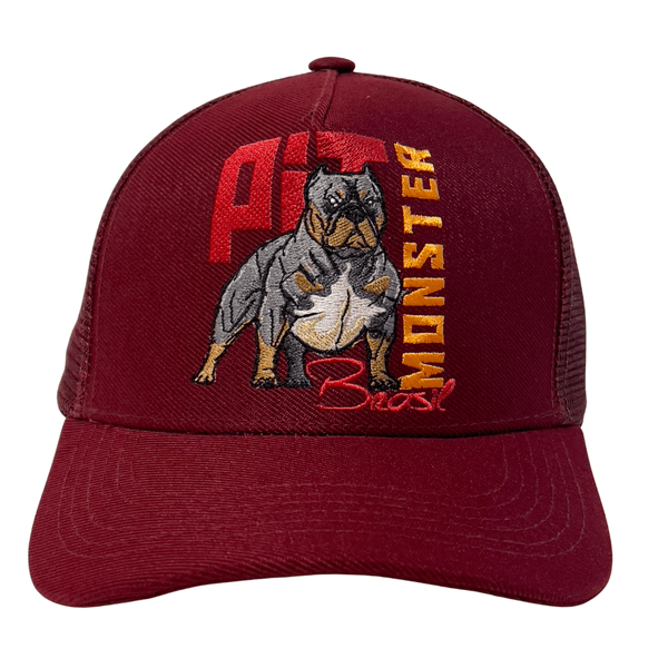 BONÉ IDR TRUCKER ABA CURVA OFICIAL - PIT MONSTER-VINHO