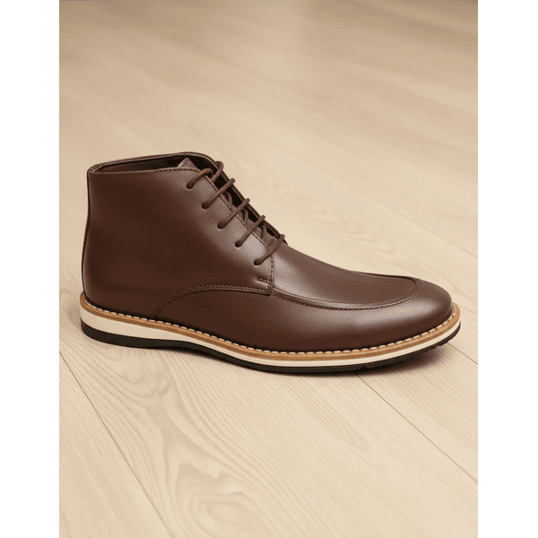 Sapato Masculino Oxford Esporte Fino Bota Couro Legitimo Cafe