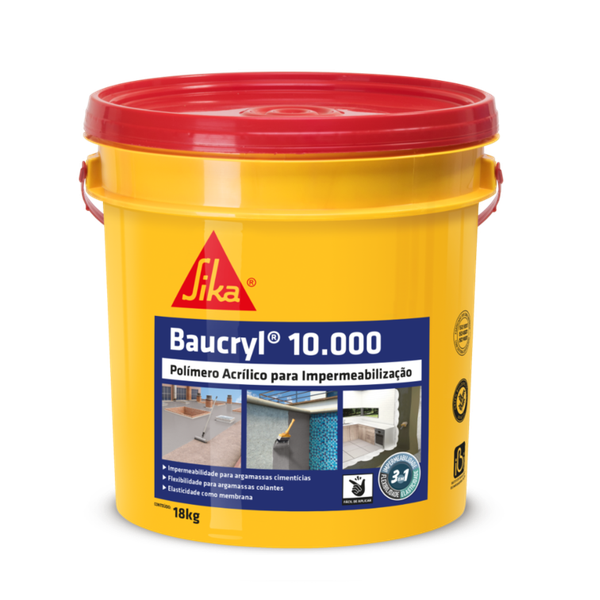 Impermeabilizante Baucryl 10000 - Sika - BD18L 