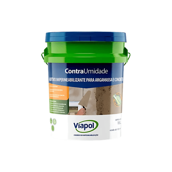 Contra Umidade Vipol Cx 18L - Aditivo Impermeabilizante 