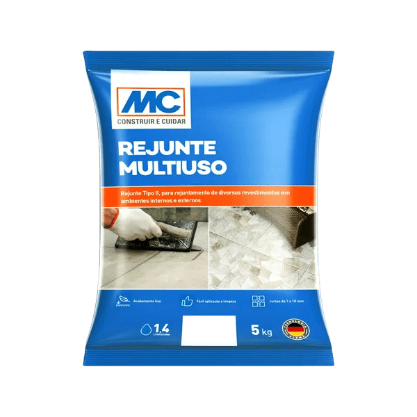 Rejunte Multiuso Super Resinado (Cores) - MC BAUCHEMIE - SC 5KG 