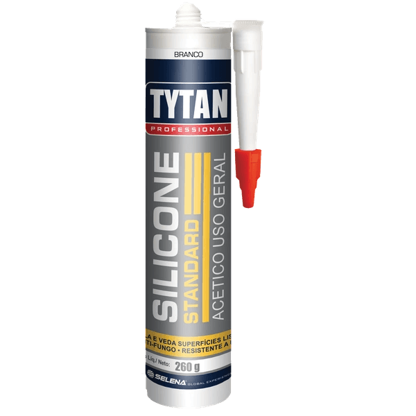 Silicone Acetico Tytan Uso geral - BRANCO - 260g 