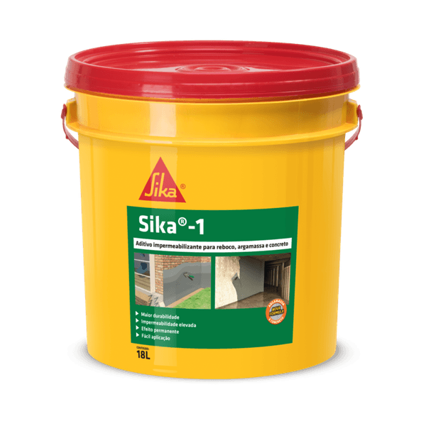 Sika 1 Aditivo Impermeabilizante - Balde 18L