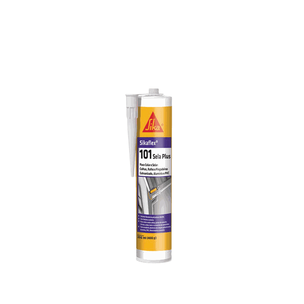 Sikaflex 101 Sela Plus - CINZA/BRANCO - CT 250ML