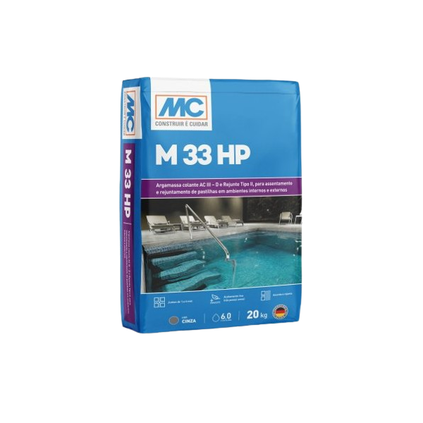 M33 HP Argamassa Colante AC III – D e Rejunte Tipo II