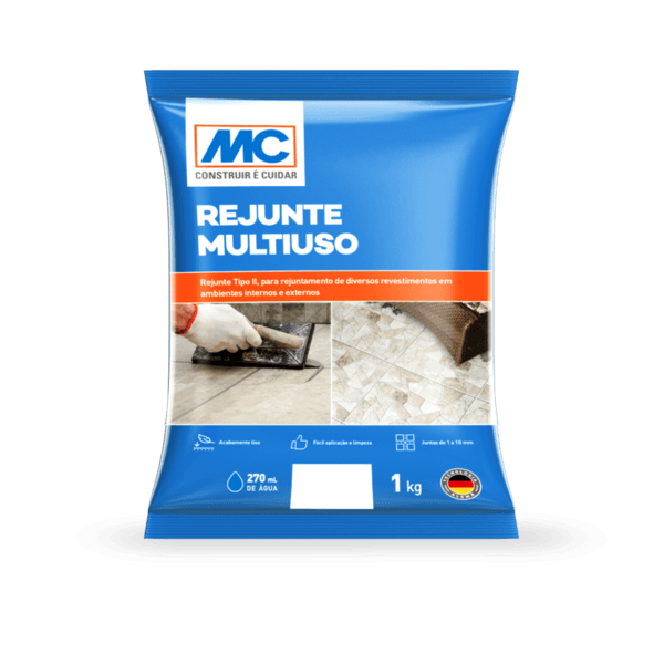 Rejunte Multiuso Super Resinado (Cores) - MC Bauchemie 1kg