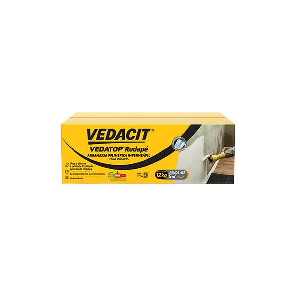 VEDACIT - VEDATOP - RODAPÉ CX 12KG 