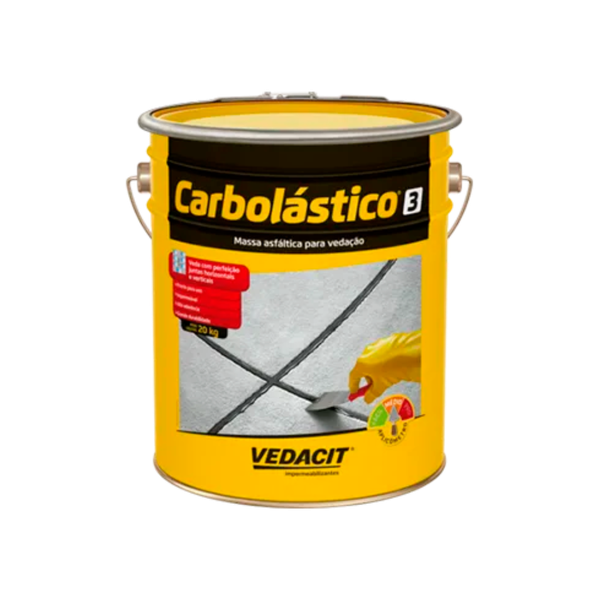 Carbolástico 3 Vedacit Selante Asfáltico - Balde 20kg