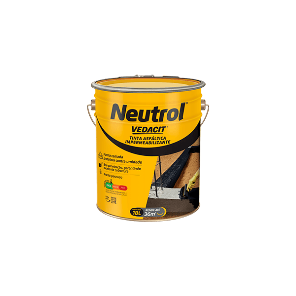 VEDACIT PRO NEUTROL TINTA ASFALTICA BD 18L