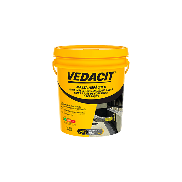 CARBOLASTICO 2 MASSA ASFÁLTICA - VEDACIT PRO 20kg