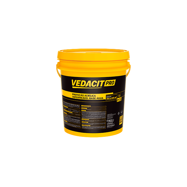 Vedacit Pro Proteção Acrílica Impermeável Base Água 18 L - Vedacil Acqua