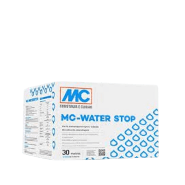 Water Stop para vedação de juntas de concretagem - MC Bauchemie