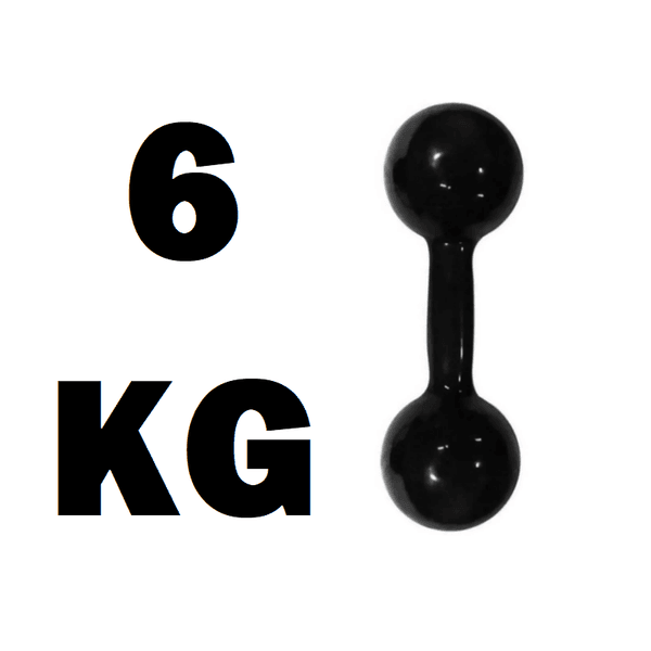 Kit Para Treino Bola de Pilates de 65cm + Par de Halter