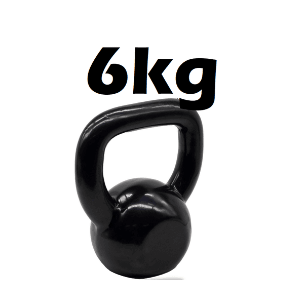 Kettlebell Emborrachado 6Kg - Infinity Fitness