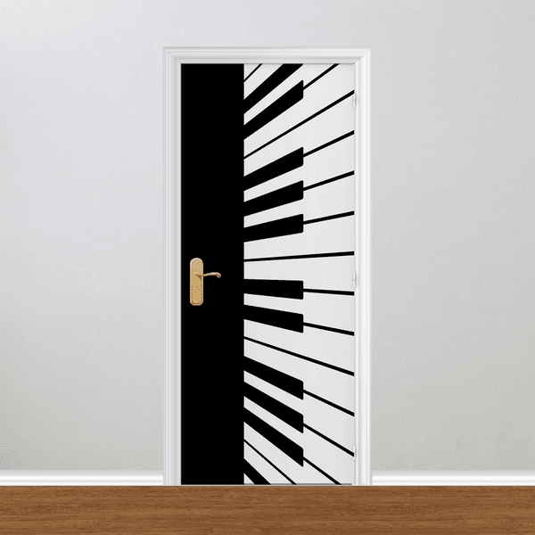 Adesivo para Porta - Piano