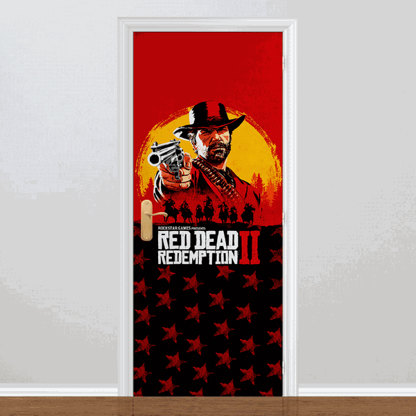 Adesivo para Porta - Red Dead Redemption 2