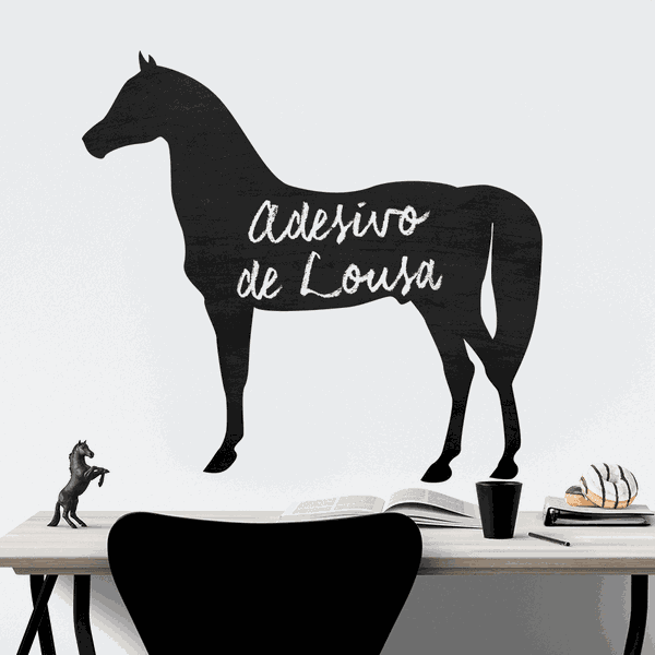 Adesivo de Lousa - Cavalo