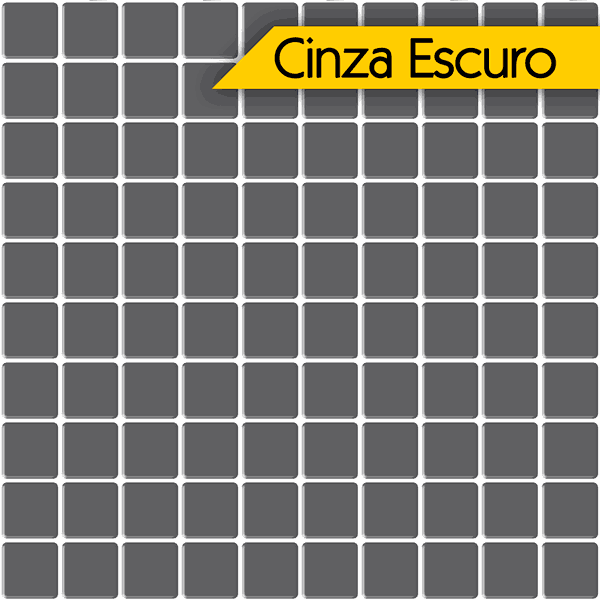 Pastilhas Resinadas - Cor Cinza Escuro