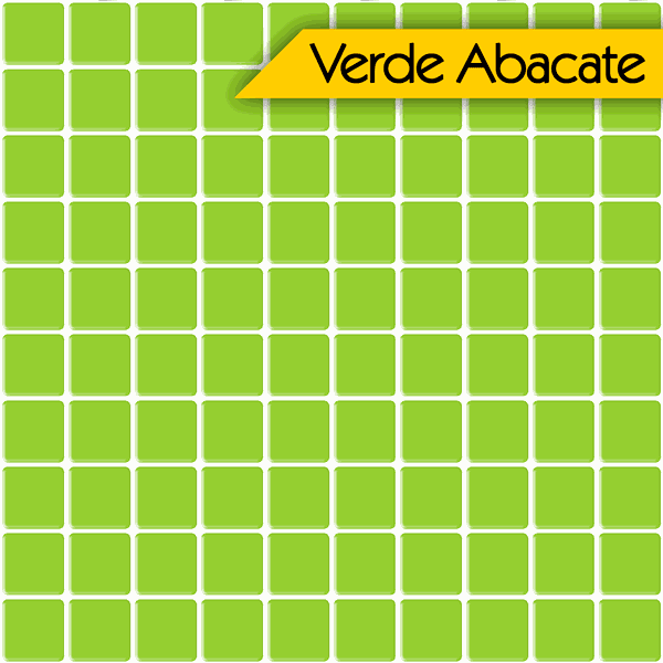 Pastilhas Resinadas - Cor Verde Abacate