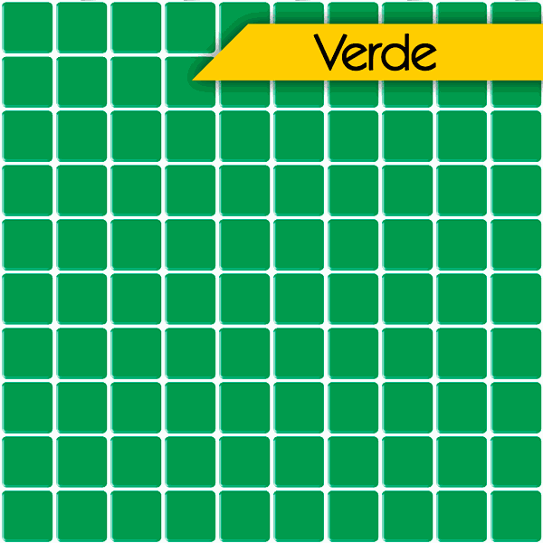 Pastilhas Resinadas - Cor Verde