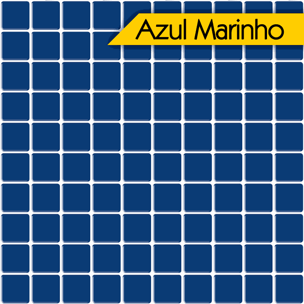 Pastilhas Resinadas - Cor Azul Marinho