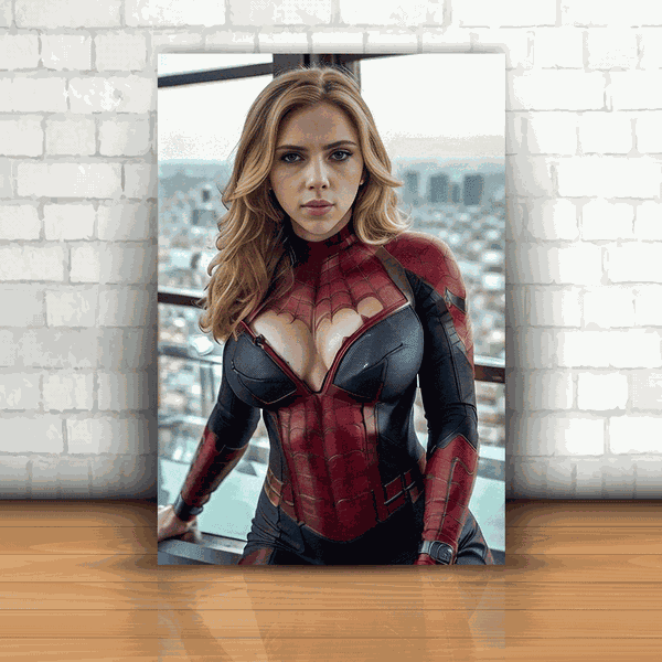 Placa Decorativa - Scarlett Johansson