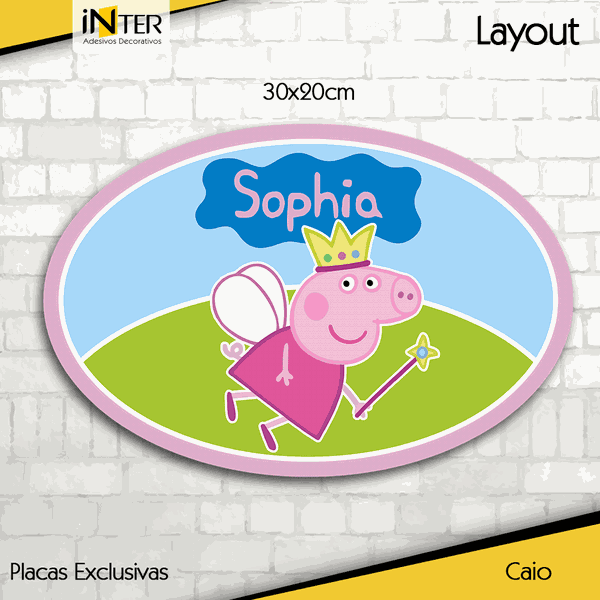 Placa Decorativa - Sophia Caio