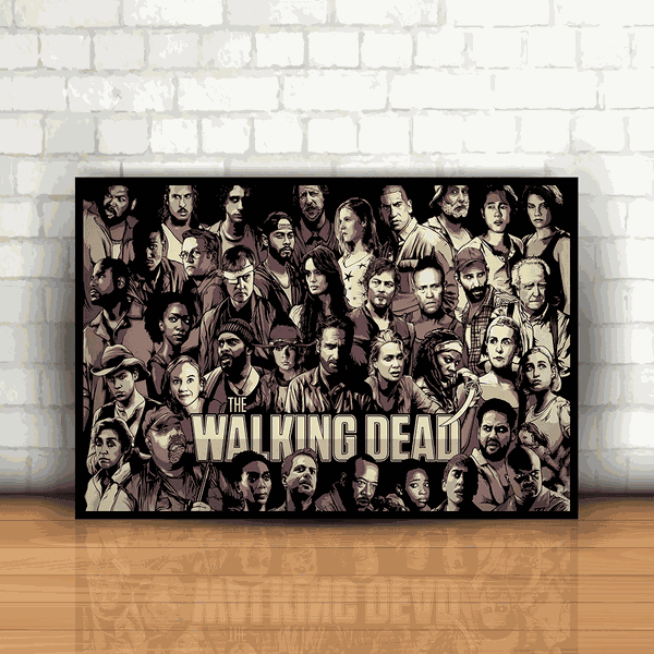 Placa Decorativa - The Walking Dead