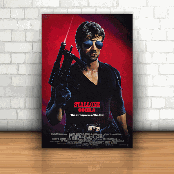 Placa Decorativa - Stallone Cobra