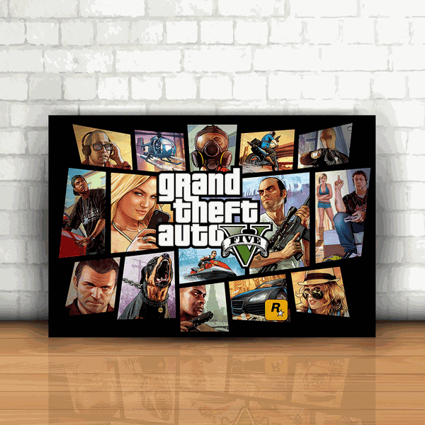 Placa Decorativa - GTA V