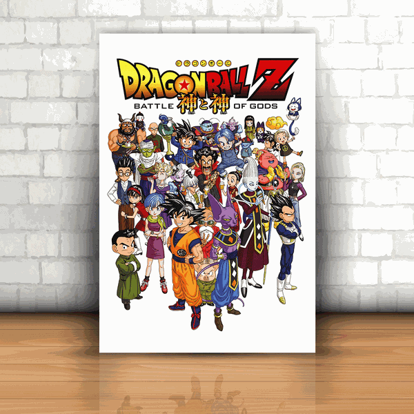 Quadro Decorativo Desenhos Dragon Ball Z - 12 em Promoção na