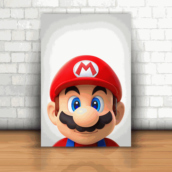 Placa Decorativa - Mario
