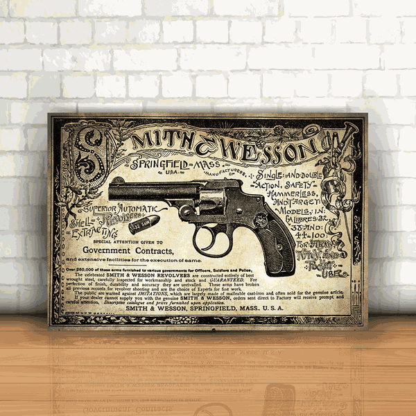 Placa Decorativa - Smith & Wesson