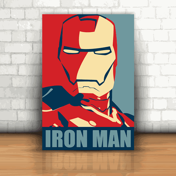 Placa Decorativa - Homem de Ferro