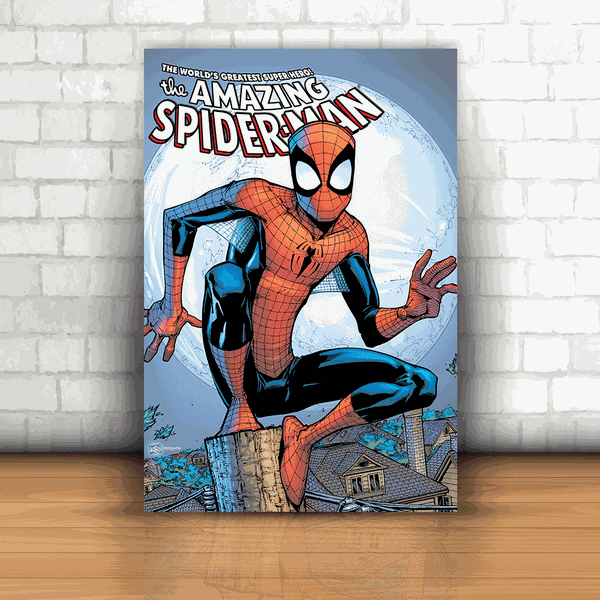 Placa Decorativa - Spider Man Quadrinhos