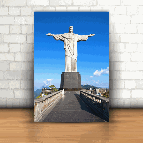 Placa Decorativa - Cristo Redentor Rio de Janeiro