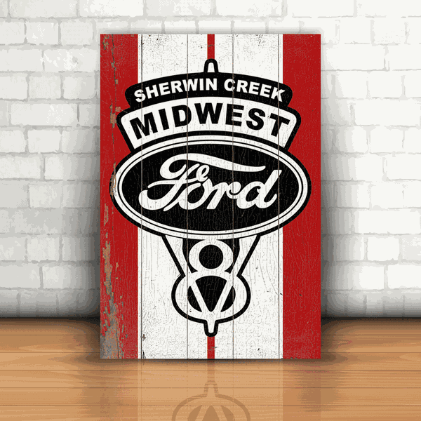 Placa Decorativa - Midwest Ford