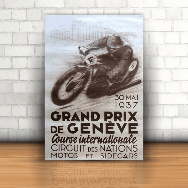 Placa Decorativa - Grand Prix de Genève