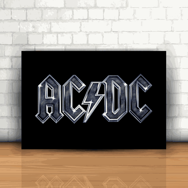 Placa Decorativa - AC/DC