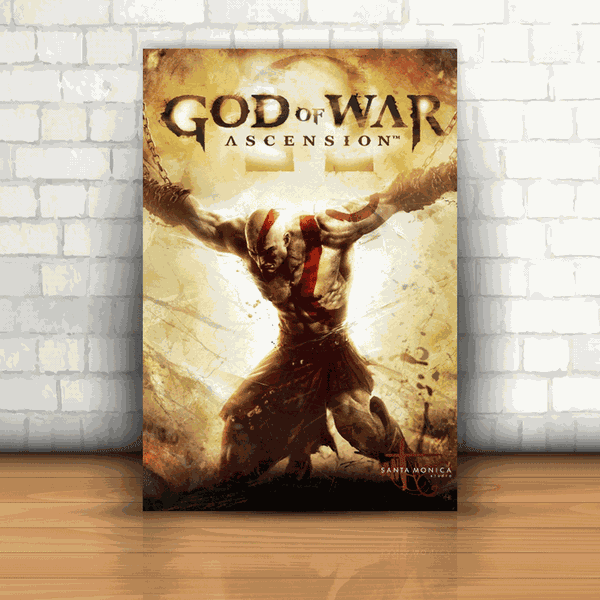 Placa Decorativa - God of War - Ascension