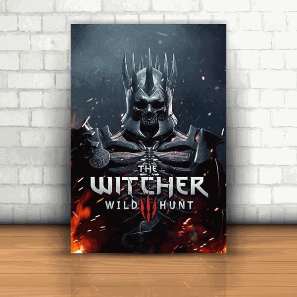 Placa Decorativa - The Witcher 3