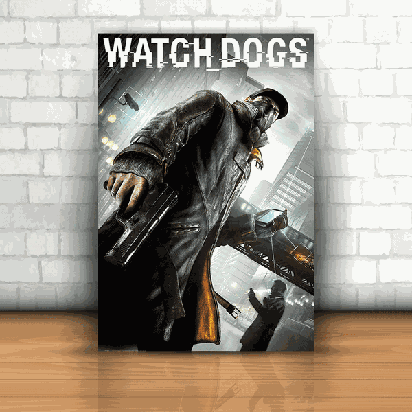 Placa Decorativa - Watch Dogs mod 01