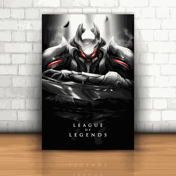 Placa Decorativa - League Of Legends mod 01