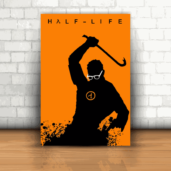 Placa Decorativa - Half-Life