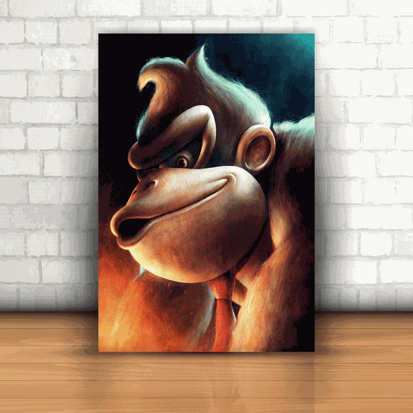 Placa Decorativa - Donkey Kong mod 03